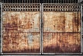 Rusted Metal Gate Royalty Free Stock Photo