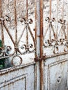 Rusted Metal Gate Royalty Free Stock Photo