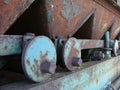 Rusted metal machine Royalty Free Stock Photo