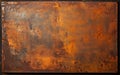 Rusted metal panel. Grunge texture background. Corrosion on a steel Royalty Free Stock Photo