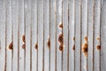 Rusted Metal Sheeting: Vertical