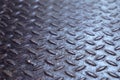 Rusted metal texture diamond plate Royalty Free Stock Photo