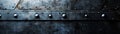 Rusted metal texture with rivets Royalty Free Stock Photo