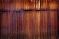 Rusted Metal Wall Texture Corrugated Steel Royalty Free Stock Photo