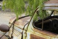 Rusted old car in Broken Hill. NSW Aust Royalty Free Stock Photo