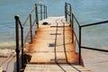 Rusted old jetty Royalty Free Stock Photo
