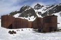 Former Grytviken whaling station, King Edward Cove, South Georgia, Antarctica Royalty Free Stock Photo