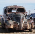 Rusted Out Antique Car Royalty Free Stock Photo