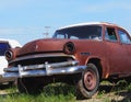 Rusted Out Antique Car Royalty Free Stock Photo