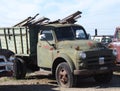 Rusted Out Green Dodge Three Ton Truck