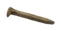 Rusted railroad spike Royalty Free Stock Photo