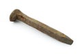 Rusted railroad spike Royalty Free Stock Photo