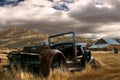 Abandoned Car at Bodie Royalty Free Stock Photo