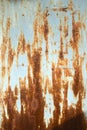 Rusted steel sheet Royalty Free Stock Photo