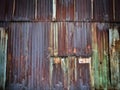 Rusted steel sheet wall texture background Royalty Free Stock Photo