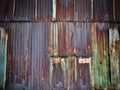 Rusted steel sheet wall texture background