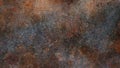 Rusted on surface of the old iron, Deterioration of the steel, Decay and grunge rough, Texture background. Royalty Free Stock Photo