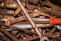 Rusted Tools Royalty Free Stock Photo