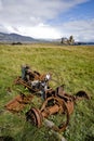 Rusted tractor