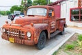 Rusted vintage pickup truck in Texas