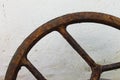 Rusted Wheel Detail Surface