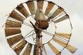 Rusted windmill in the countryside Royalty Free Stock Photo