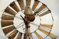 Rusted windmill in the countryside Royalty Free Stock Photo