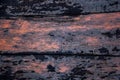 Rusted wood plank with beautiful texture