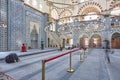 Famous Rustem pasha mosque interior. Iznik tiles. Istanbul, Turkey