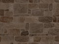 Rustic and aged wallstone, exterior wall Royalty Free Stock Photo