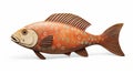 Rustic Americana Fish Sculpture By Alfred Meaux - 32k Uhd Digital Illustration