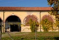 Rustic annex of a country house in the province of Padua in Veneto (Italy) Royalty Free Stock Photo