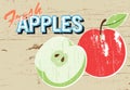 Rustic Apples Sign