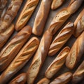 A rustic baguette with a crusty exterior and soft interior1 Royalty Free Stock Photo