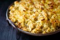 Rustic baked potato romanoff gratin