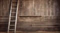 rustic barn ladder