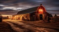 rustic barn lights