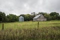 A Rustic Barn in Madison County, Iowa, USA Royalty Free Stock Photo