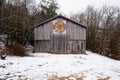 Rustic Barn at Glady - Red River Gorge Geological Area - Kentucky Royalty Free Stock Photo