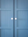 Rustic blue cupboard door background