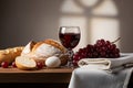 Easter Last Supper Elements Still Life Royalty Free Stock Photo