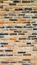 brick wall with assorted colors Royalty Free Stock Photo
