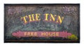 Rustic British Pub And Inn Sign