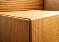 Rustic Brown Cardboard Box Texture: A Versatile Background for Design Projects, from Packaging Mockups to Royalty Free Stock Photo