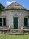 Rustic Building With Conical Roof
