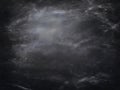 Rustic chalkboard texture with dust detail, clean space center for classic message Royalty Free Stock Photo