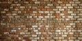 Rustic Charm Exploring Design Potential with an Aged Brick Wall Background Royalty Free Stock Photo