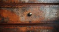 Rustic Charm: Italianate Flair Leather Dresser With Manapunk Influence