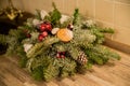 Rustic Christmas Decoration Royalty Free Stock Photo