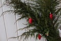 Rustic Christmas Decoration Royalty Free Stock Photo